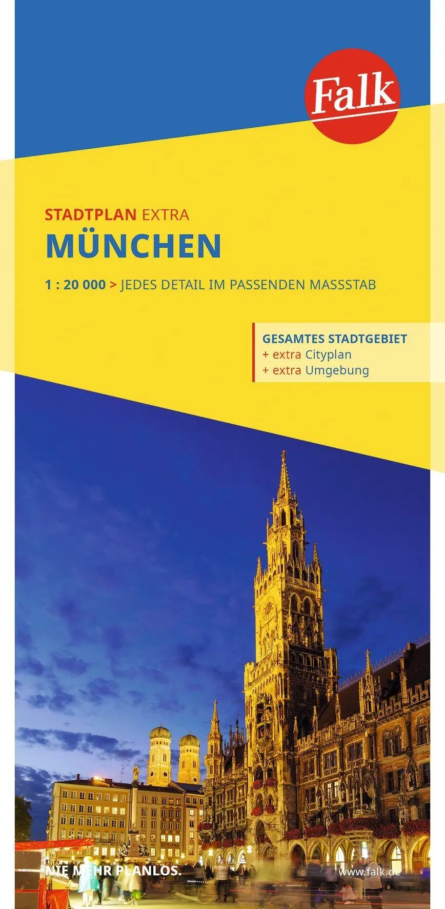 Cover: 9783827900906 | Falk Stadtplan Extra München 1:20.000 | (Land-)Karte | Deutsch | 2025