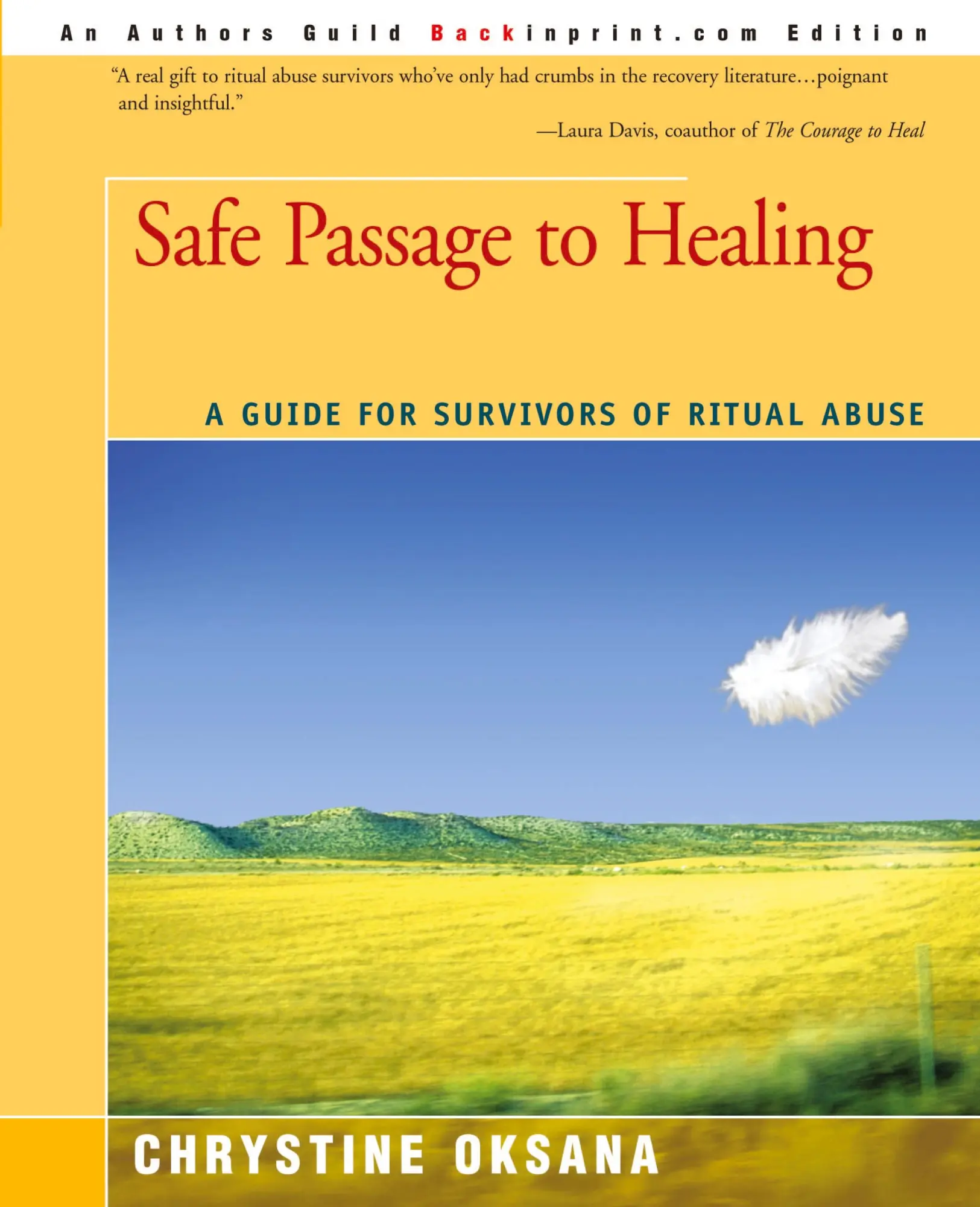 Cover: 9780595201006 | Safe Passage to Healing | A Guide for Survivors of Ritual Abuse | Buch