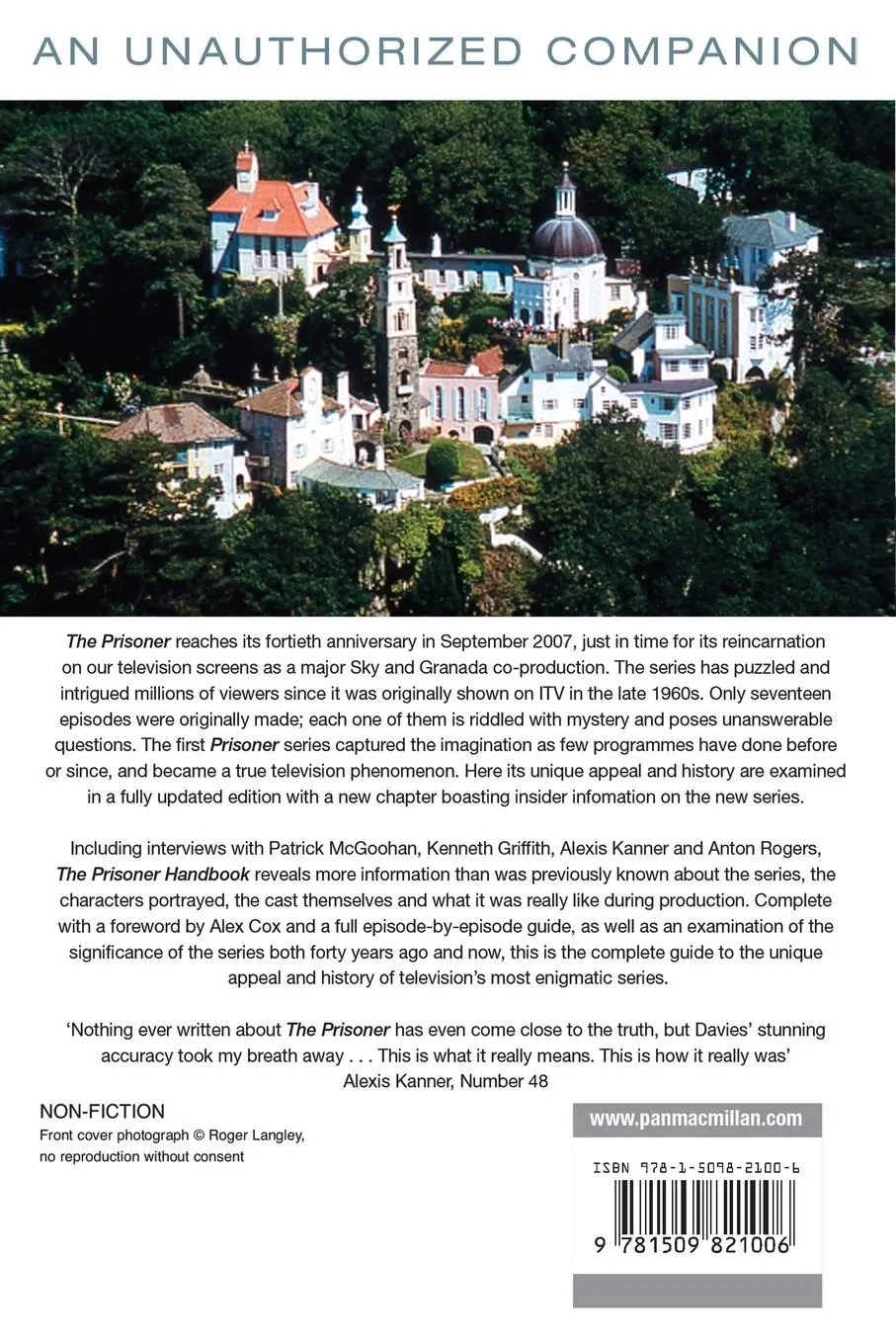 Rückseite: 9781509821006 | The Prisoner Handbook | Steven Paul Davies | Taschenbuch | Englisch