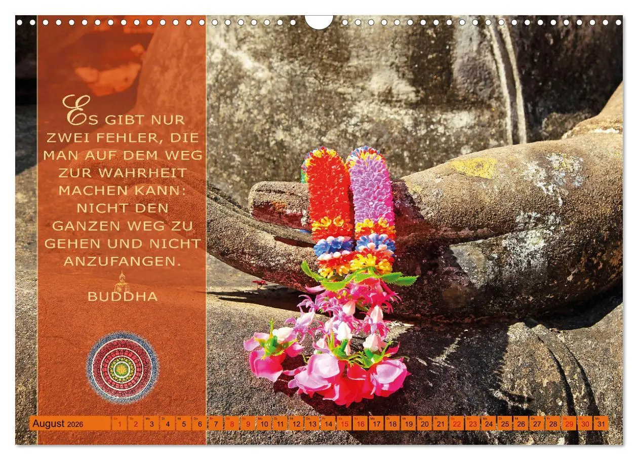 Bild: 9783457531006 | Unterwegs zur Erleuchtung Buddhistische Weisheiten (Wandkalender...