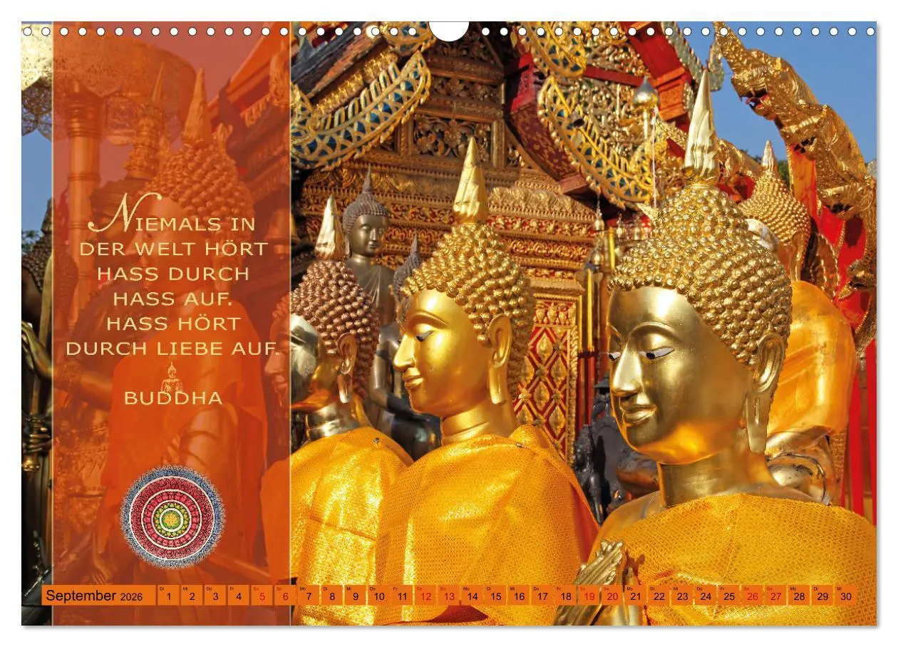 Bild: 9783457531006 | Unterwegs zur Erleuchtung Buddhistische Weisheiten (Wandkalender...