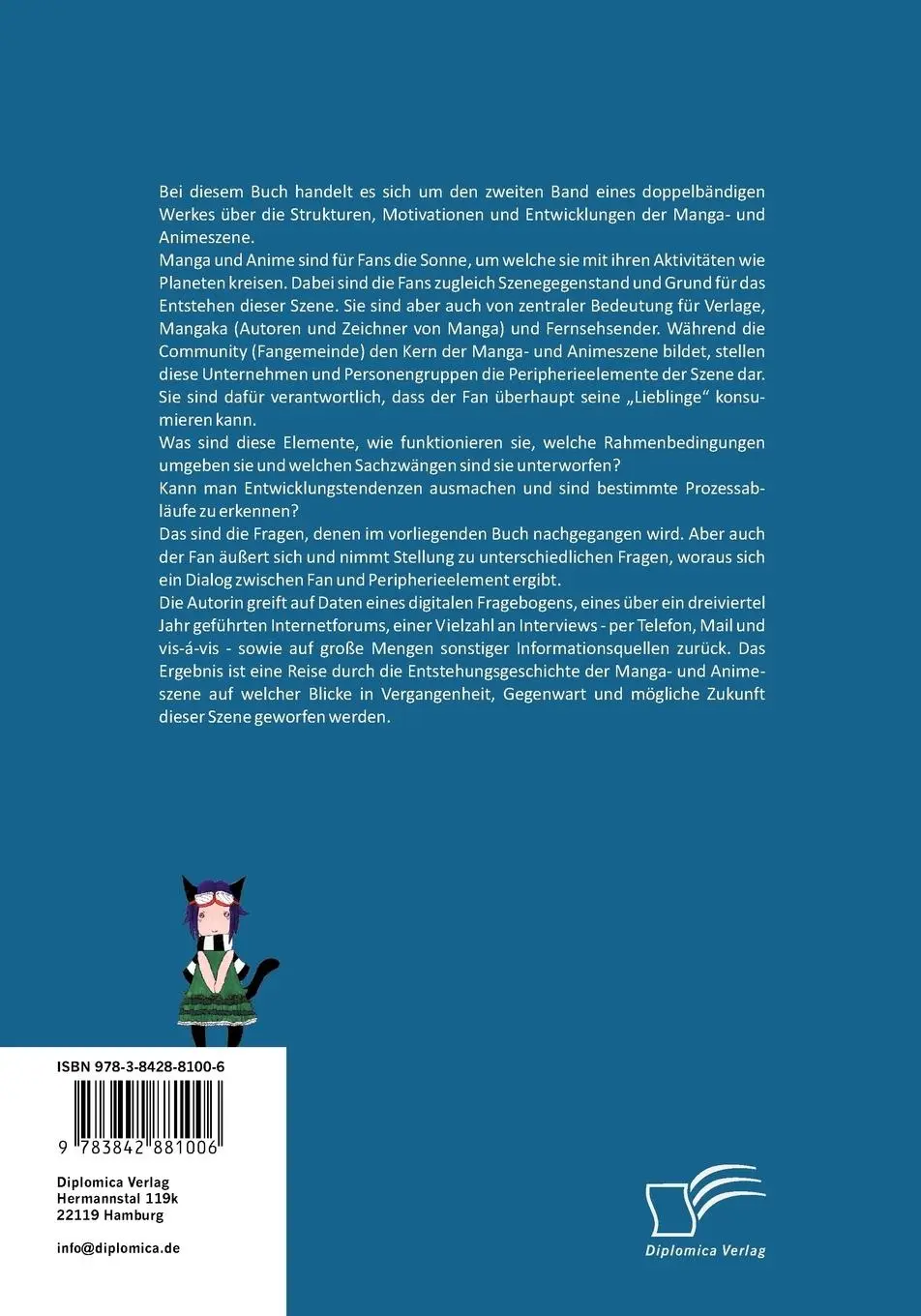 Rückseite: 9783842881006 | Mehr als 'nur' Manga und Anime: Geschichte, Verlage, Künstler und...