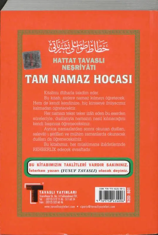 Rückseite: 9789758131006 | Tam Namaz Hocasi | Yusuf Tavasli | Taschenbuch | Türkisch | 2011