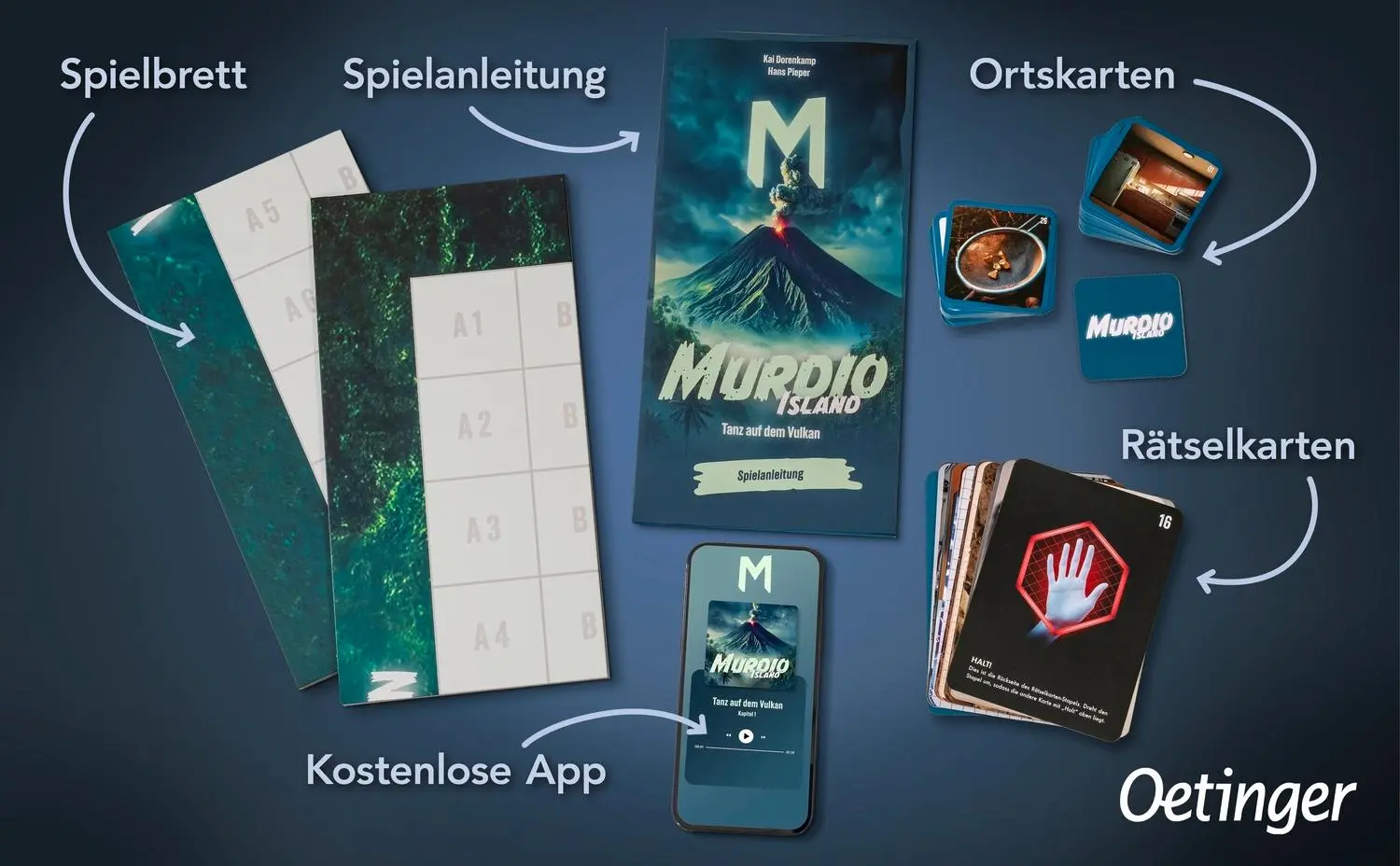 Bild: 4260694141106 | Murdio Island. Tanz auf dem Vulkan | Hans Pieper (u. a.) | Spiel