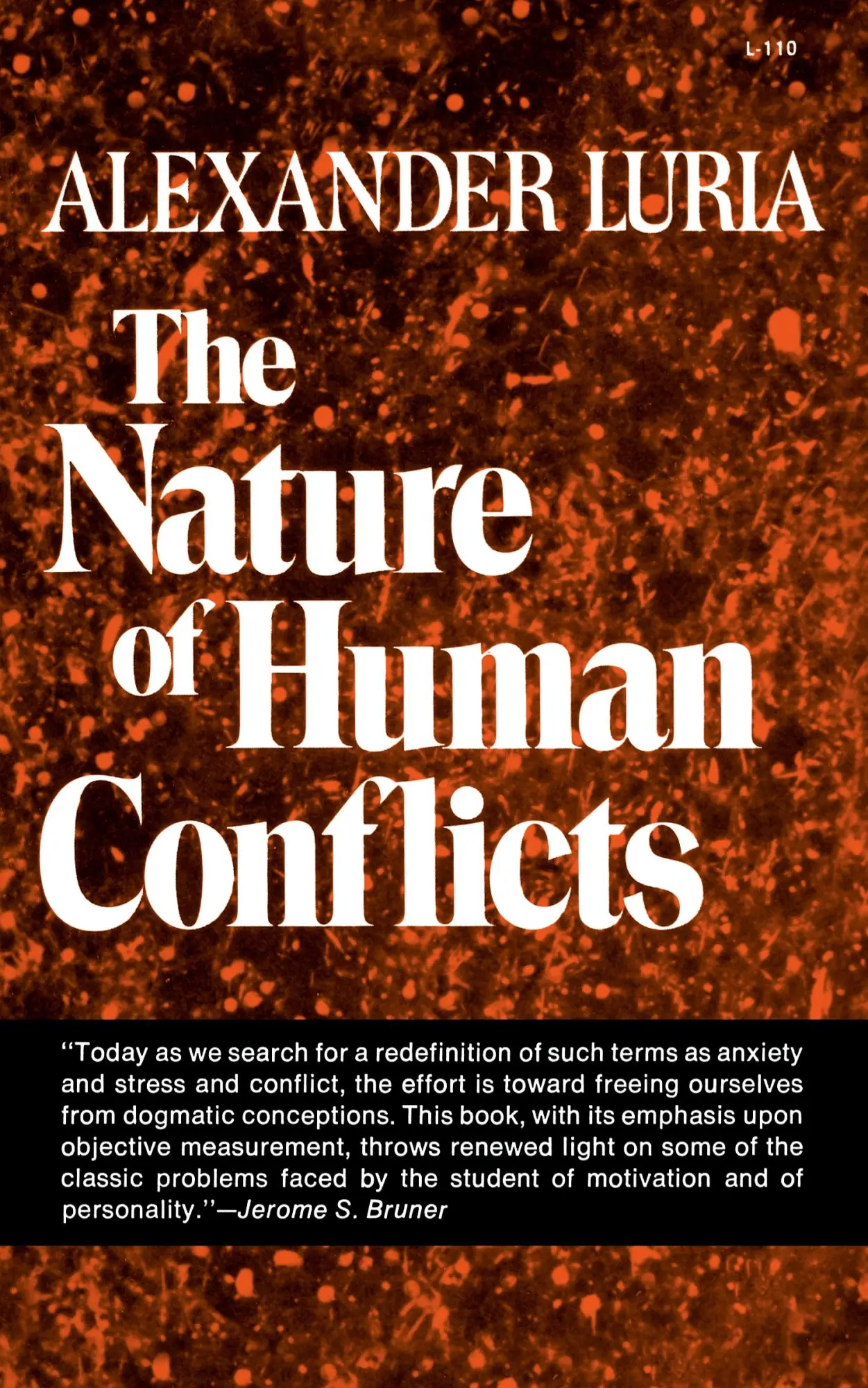 Cover: 9780871401106 | The Nature of Human Conflicts | A. R. Luria (u. a.) | Taschenbuch