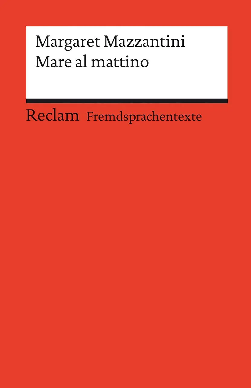 Cover: 9783150141106 | Mare al mattino | Margaret Mazzantini | Taschenbuch | 148 S. | Deutsch