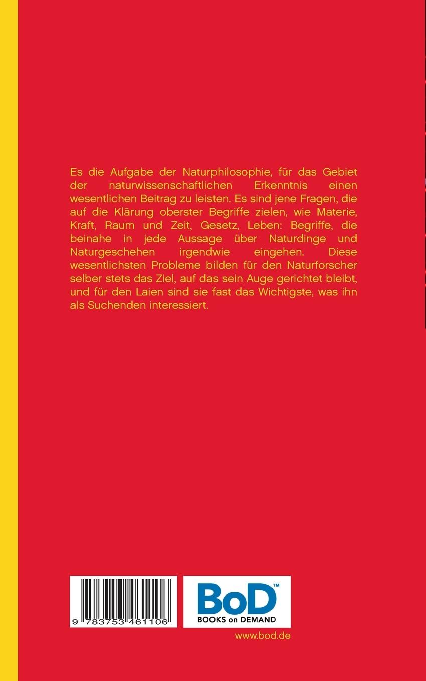 Rückseite: 9783753461106 | Naturphilosophie | und Naturwissenschaft | Sedlacek (u. a.) | Buch
