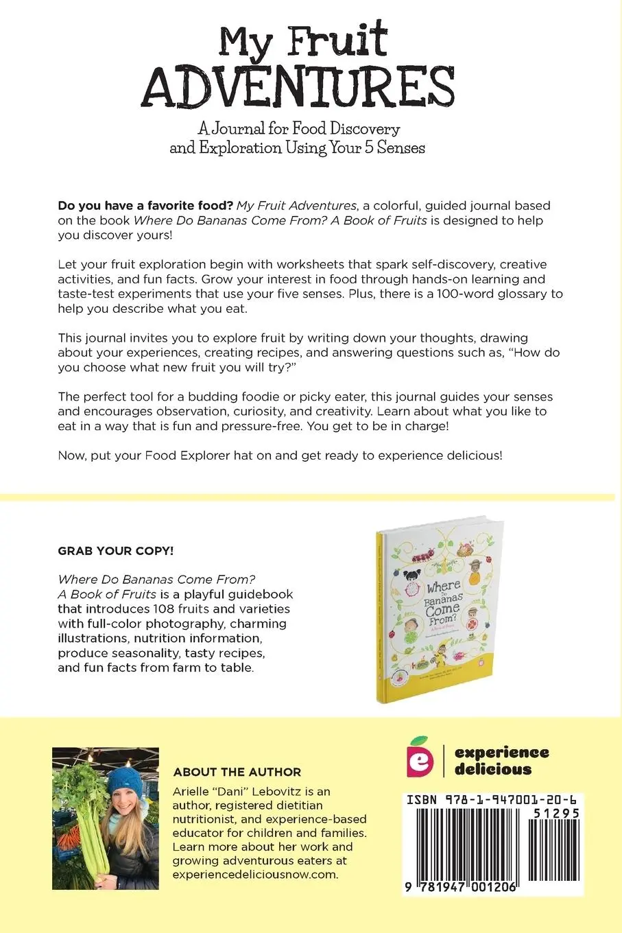 Rückseite: 9781947001206 | My Fruit Adventures | Arielle Dani Lebovitz | Taschenbuch | Englisch