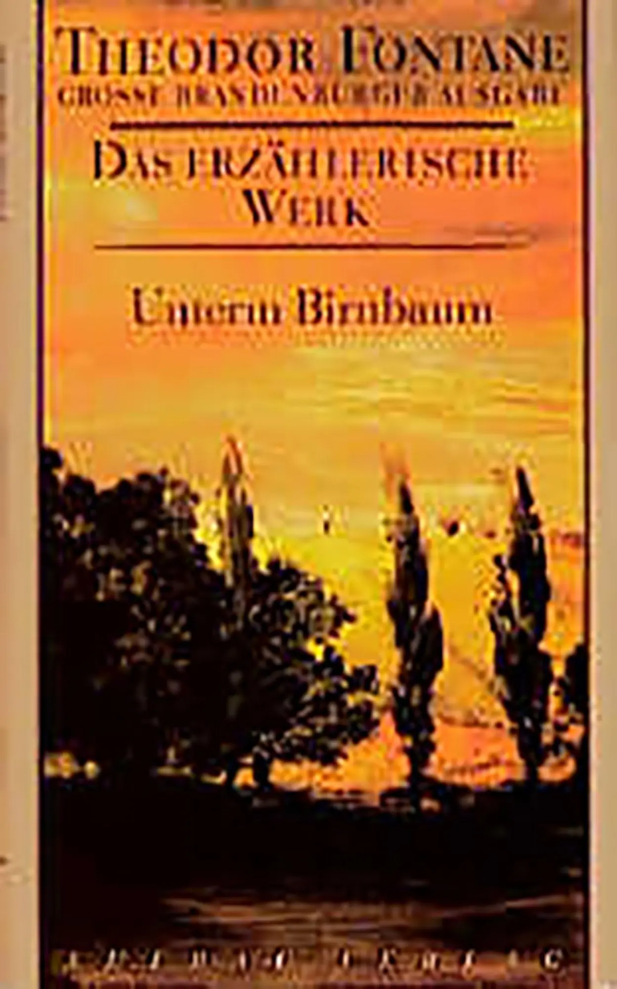 Cover: 9783351031206 | Unterm Birnbaum | Theodor Fontane | Buch | 188 S. | Deutsch | 1997