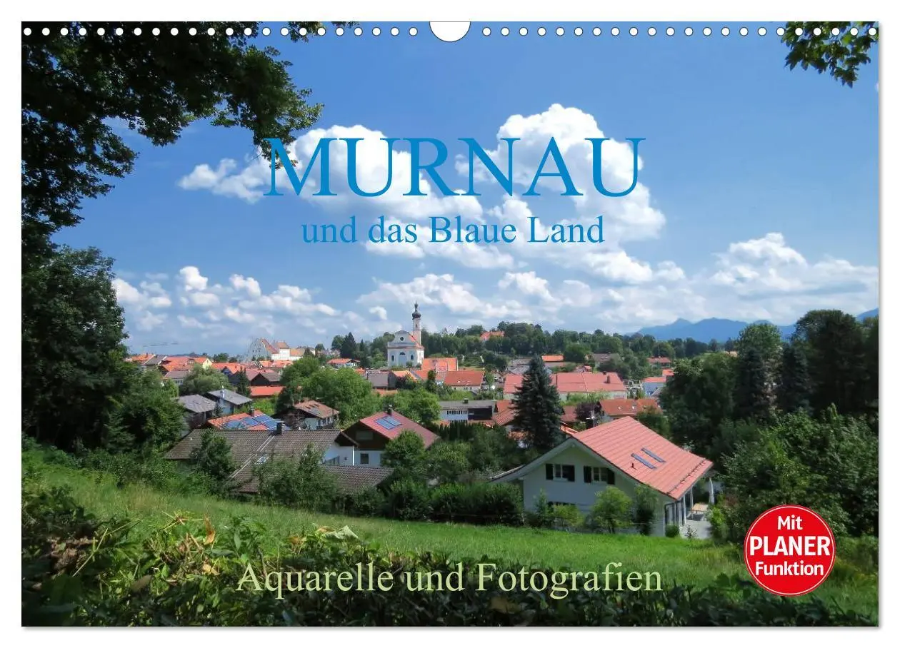 Cover: 9783457991206 | Murnau und das Blaue Land - Aquarelle und Fotografien (Wandkalender...