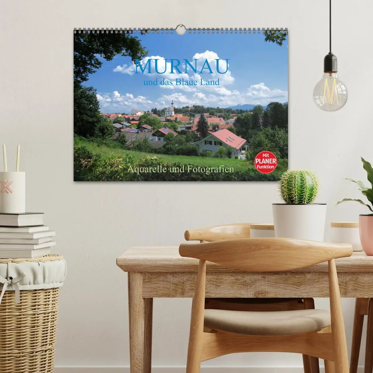 Bild: 9783457991206 | Murnau und das Blaue Land - Aquarelle und Fotografien (Wandkalender...