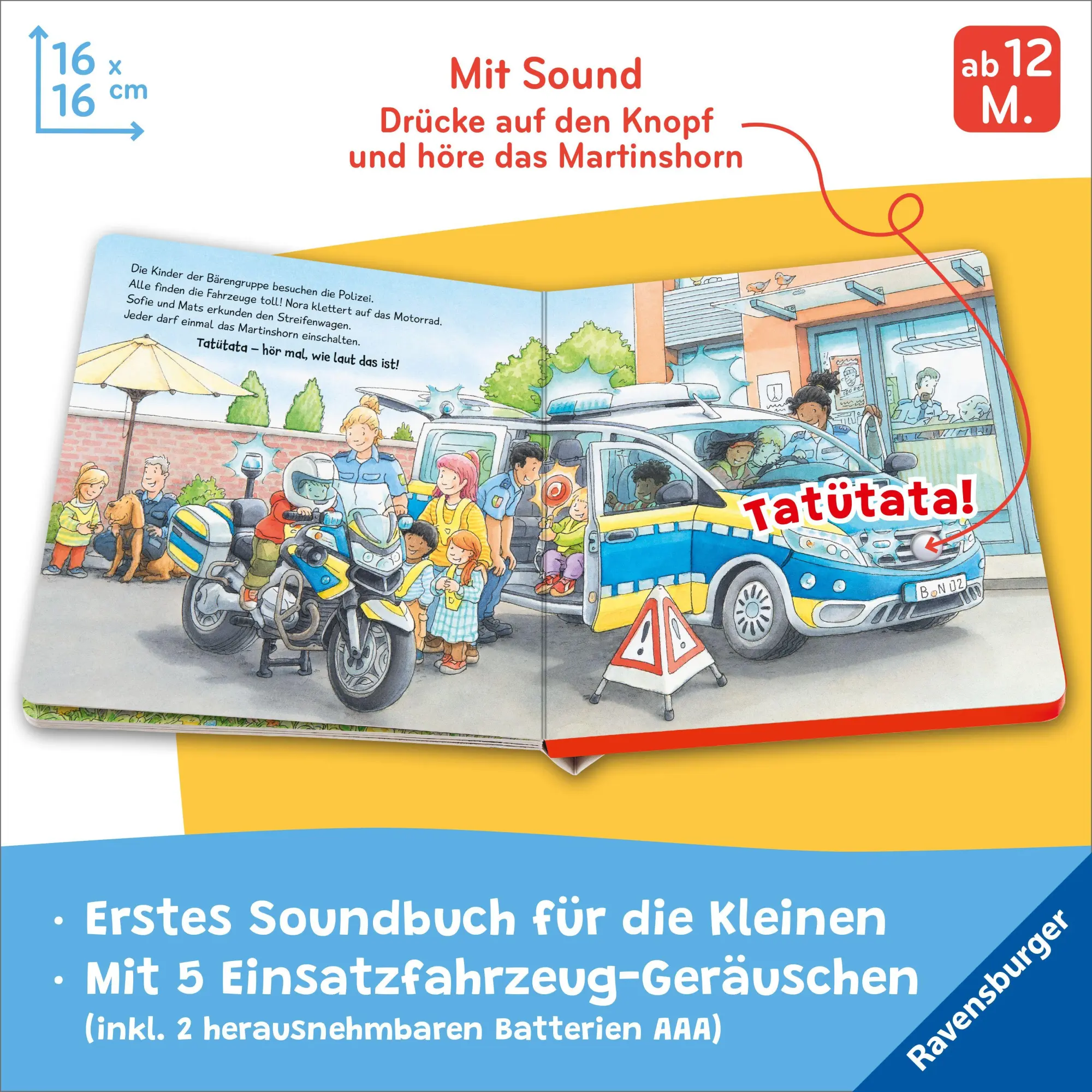Bild: 9783473421206 | Hör mal hin - Tatütata! Wer kommt denn da? Einsatzfahrzeuge | Höck