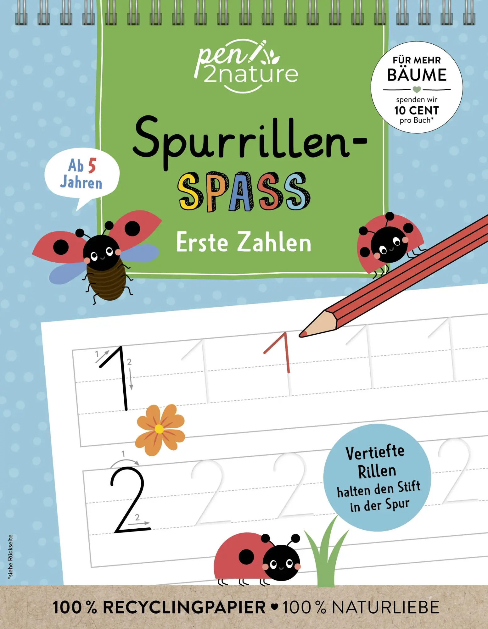 Cover: 9783987641206 | Spurrillen-Spaß Erste Zahlen | Mit Rätseln &amp; ersten Rechenaufgaben