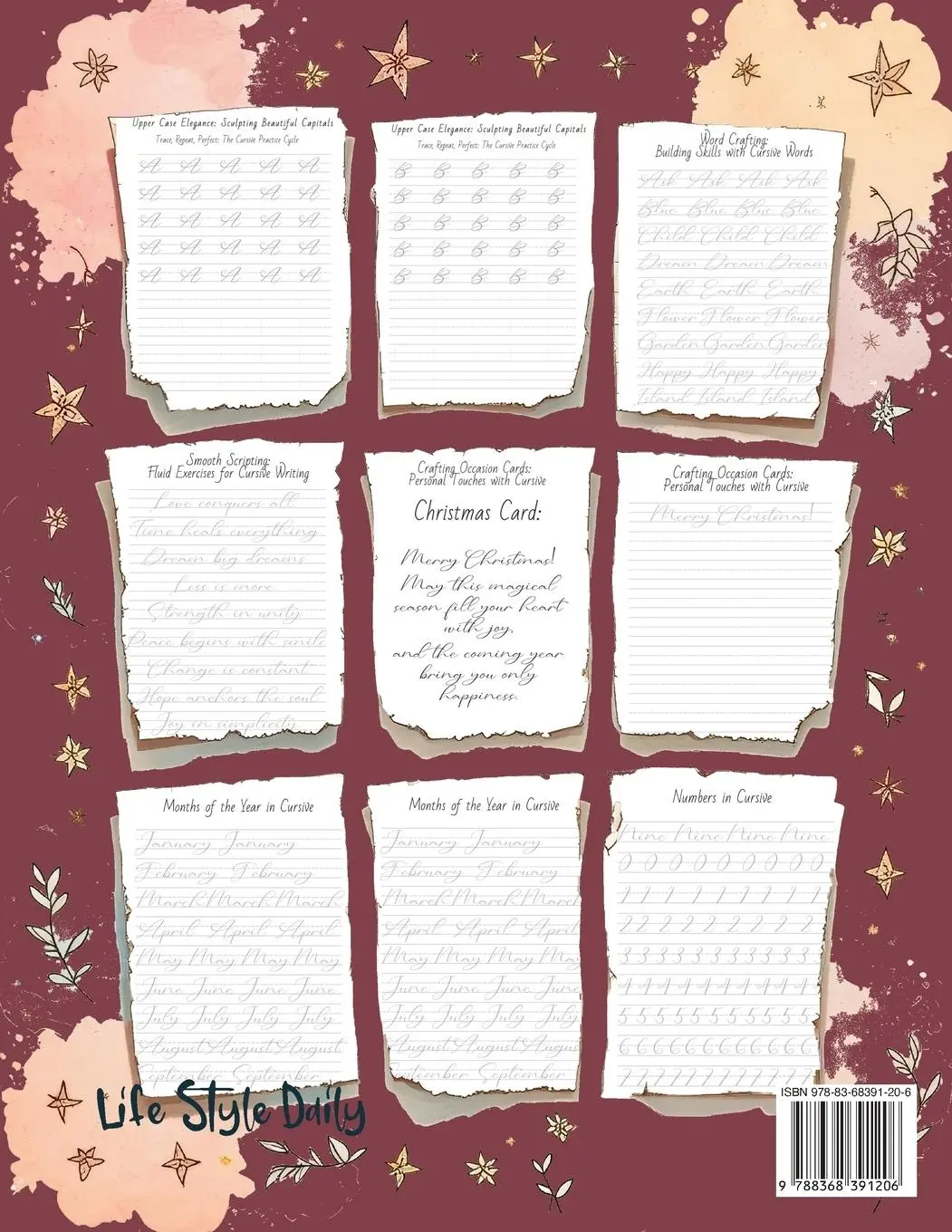 Rückseite: 9788368391206 | Penmanship Workbook for Adults | Life Daily Style | Taschenbuch | 2025
