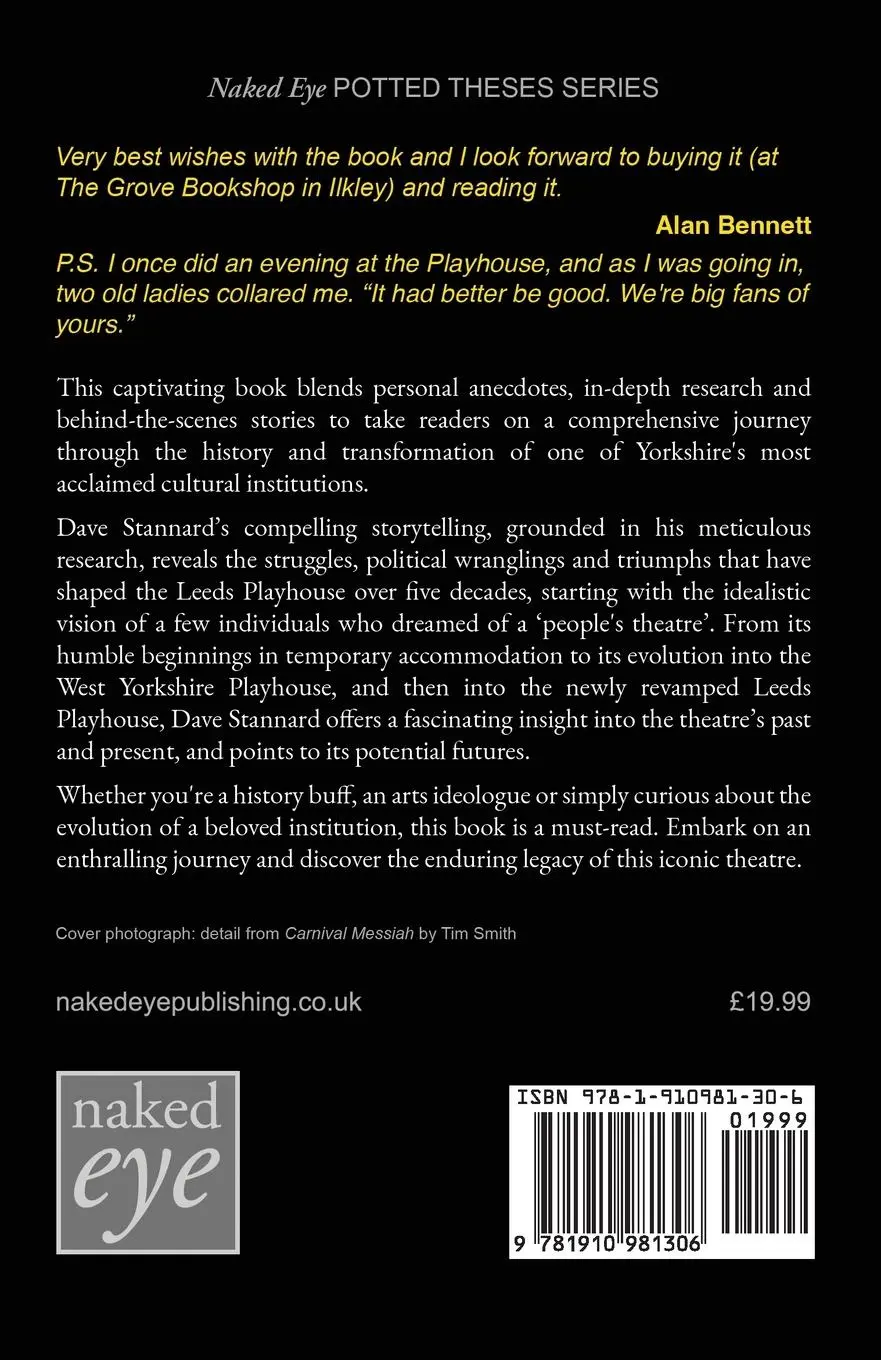 Rückseite: 9781910981306 | Leeds Playhouse, A Tale of Two Theatres | Dave Stannard | Taschenbuch