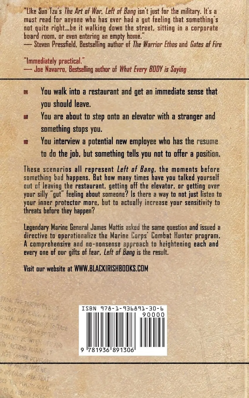 Rückseite: 9781936891306 | Left of Bang | Patrick Van Horne (u. a.) | Taschenbuch | Englisch