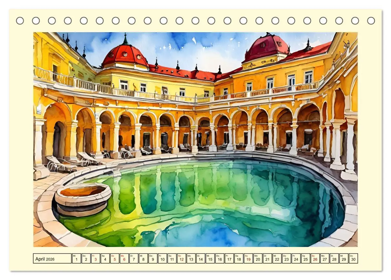 Bild: 9783457361306 | Reise durch Ungarn (Tischkalender 2026 DIN A5 quer), CALVENDO...