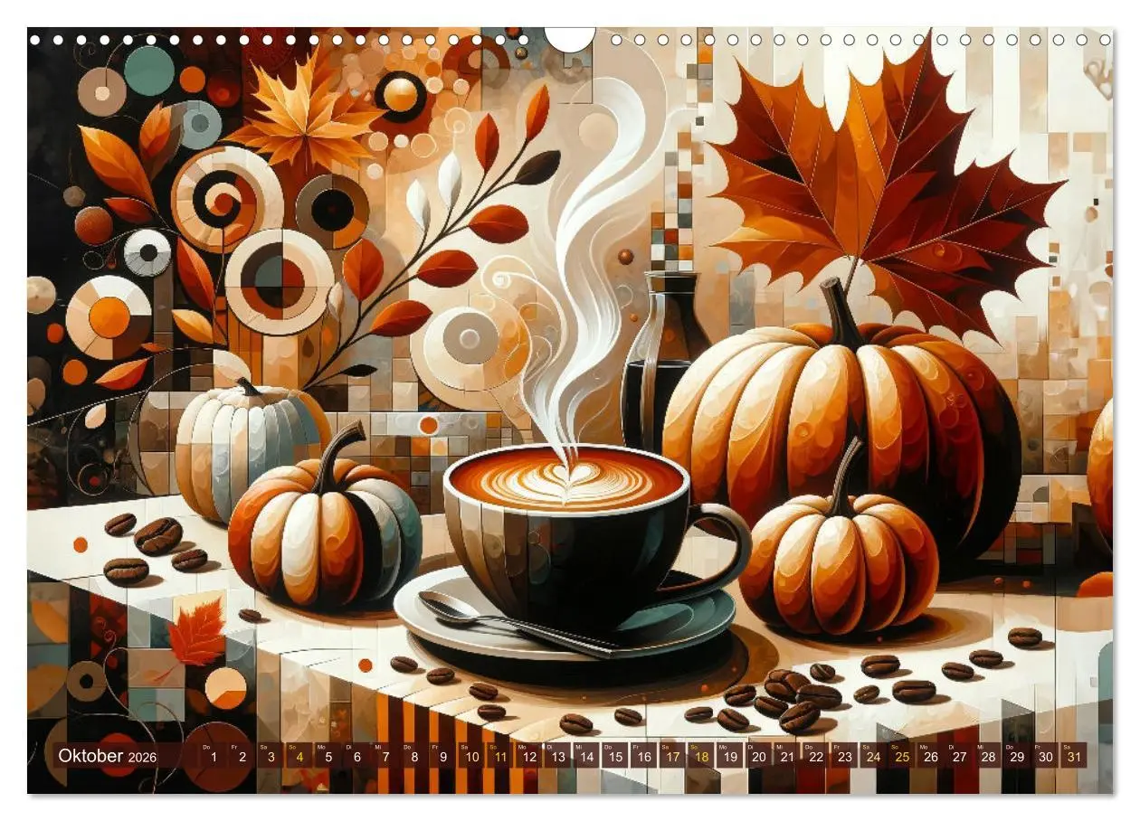 Bild: 9783457431306 | Kaffee &amp; Kunst: Ein Kalender für Genießer (Wandkalender 2026 DIN A3...