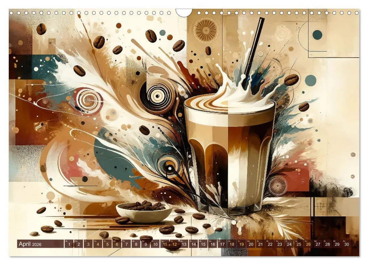 Bild: 9783457431306 | Kaffee &amp; Kunst: Ein Kalender für Genießer (Wandkalender 2026 DIN A3...