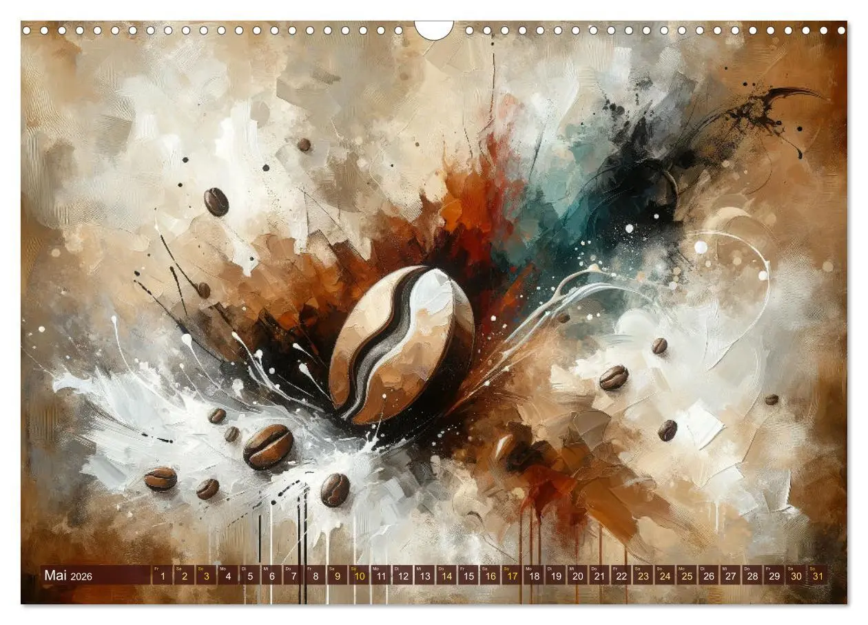Bild: 9783457431306 | Kaffee &amp; Kunst: Ein Kalender für Genießer (Wandkalender 2026 DIN A3...
