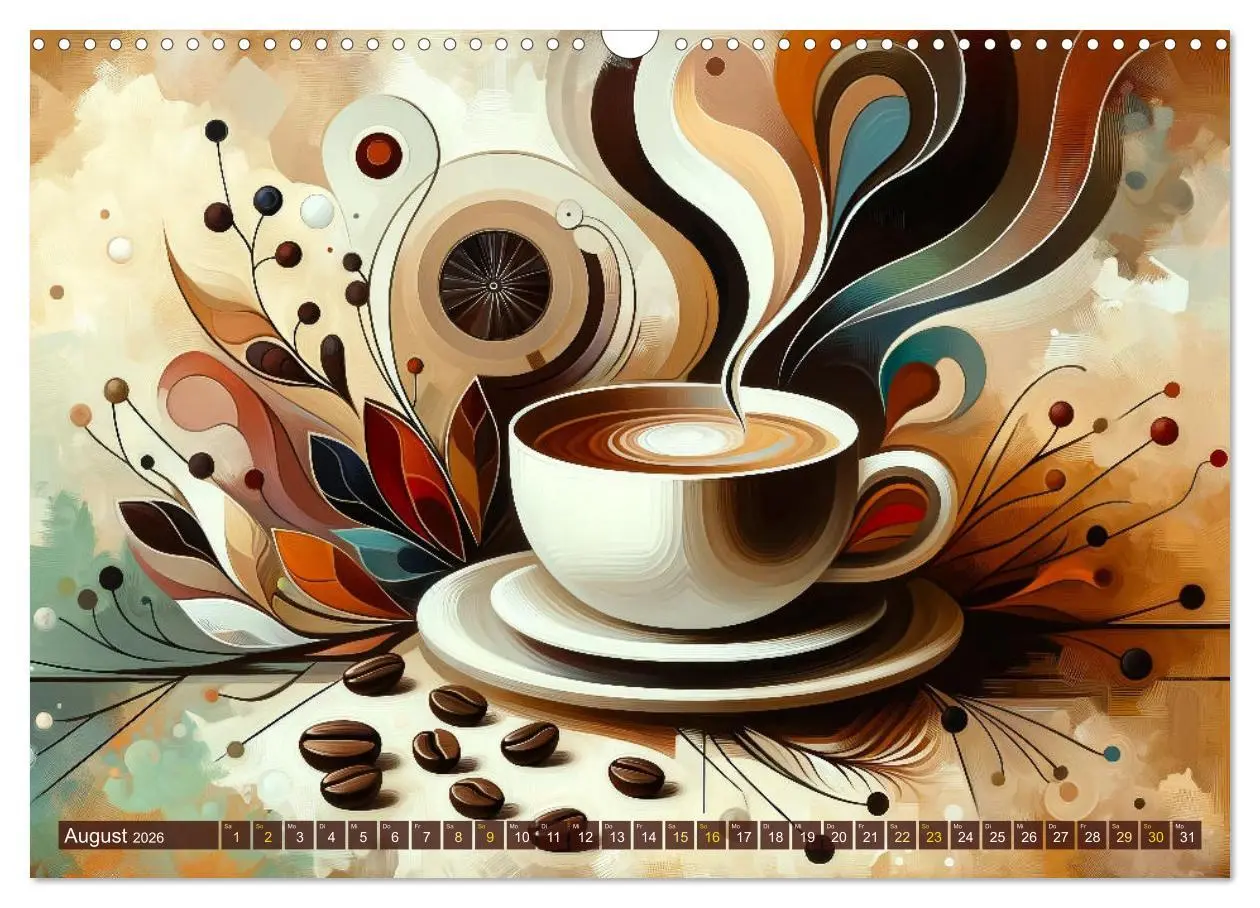 Bild: 9783457431306 | Kaffee &amp; Kunst: Ein Kalender für Genießer (Wandkalender 2026 DIN A3...