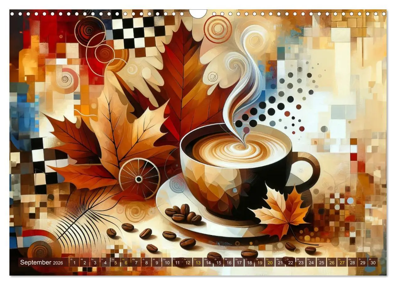 Bild: 9783457431306 | Kaffee &amp; Kunst: Ein Kalender für Genießer (Wandkalender 2026 DIN A3...