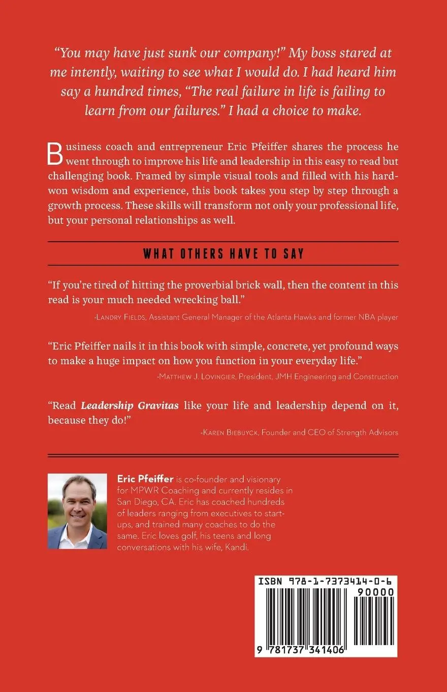 Rückseite: 9781737341406 | Leadership Gravitas | Eric Pfeiffer | Taschenbuch | Englisch | 2021