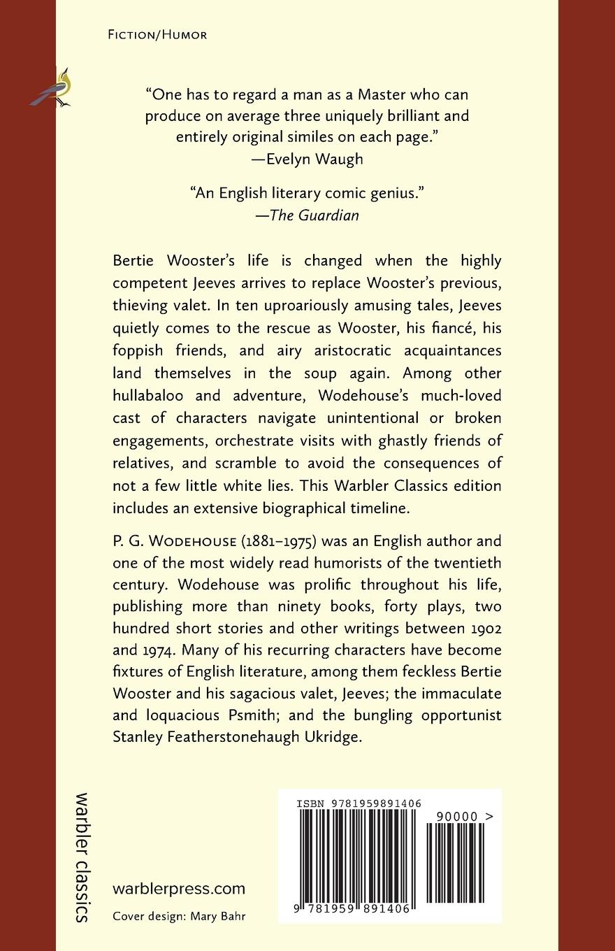 Rückseite: 9781959891406 | Carry On, Jeeves (Warbler Classics Annotated Edition) | Wodehouse
