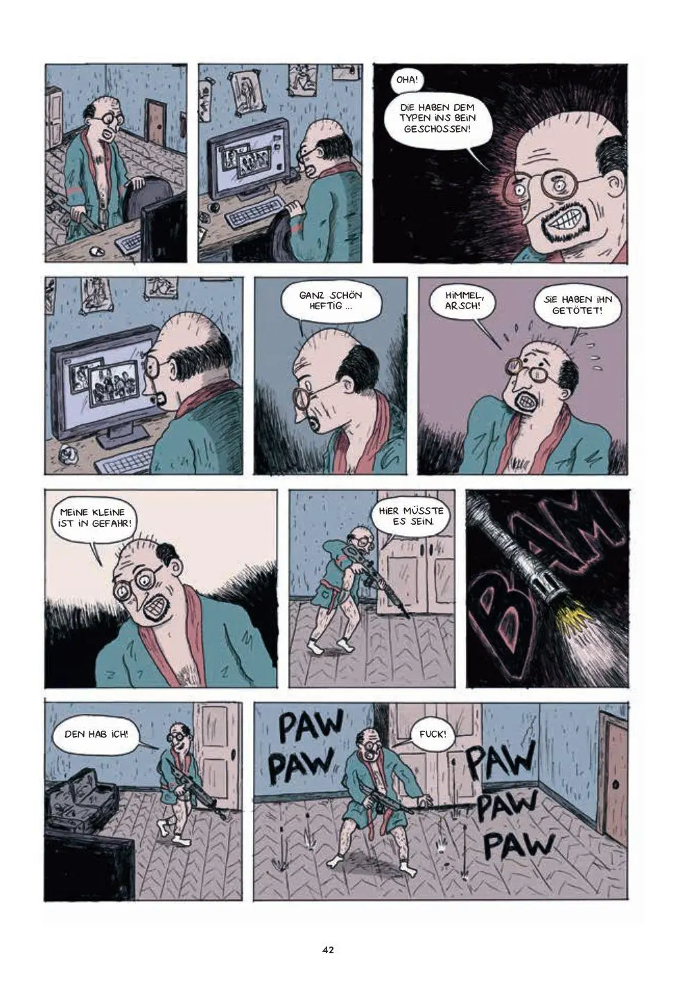 Bild: 9783039641406 | Der Letzte löscht das Licht | Eine Graphic Novel | Tobias Aeschbacher