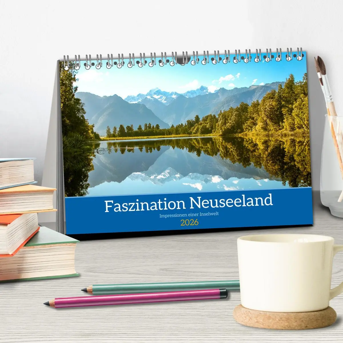 Bild: 9783457421406 | Faszination Neuseeland (Tischkalender 2026 DIN A5 quer), CALVENDO...