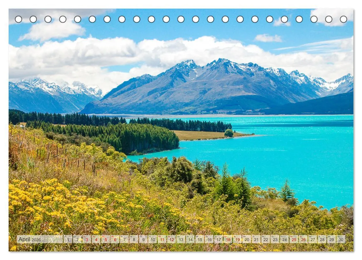 Bild: 9783457421406 | Faszination Neuseeland (Tischkalender 2026 DIN A5 quer), CALVENDO...