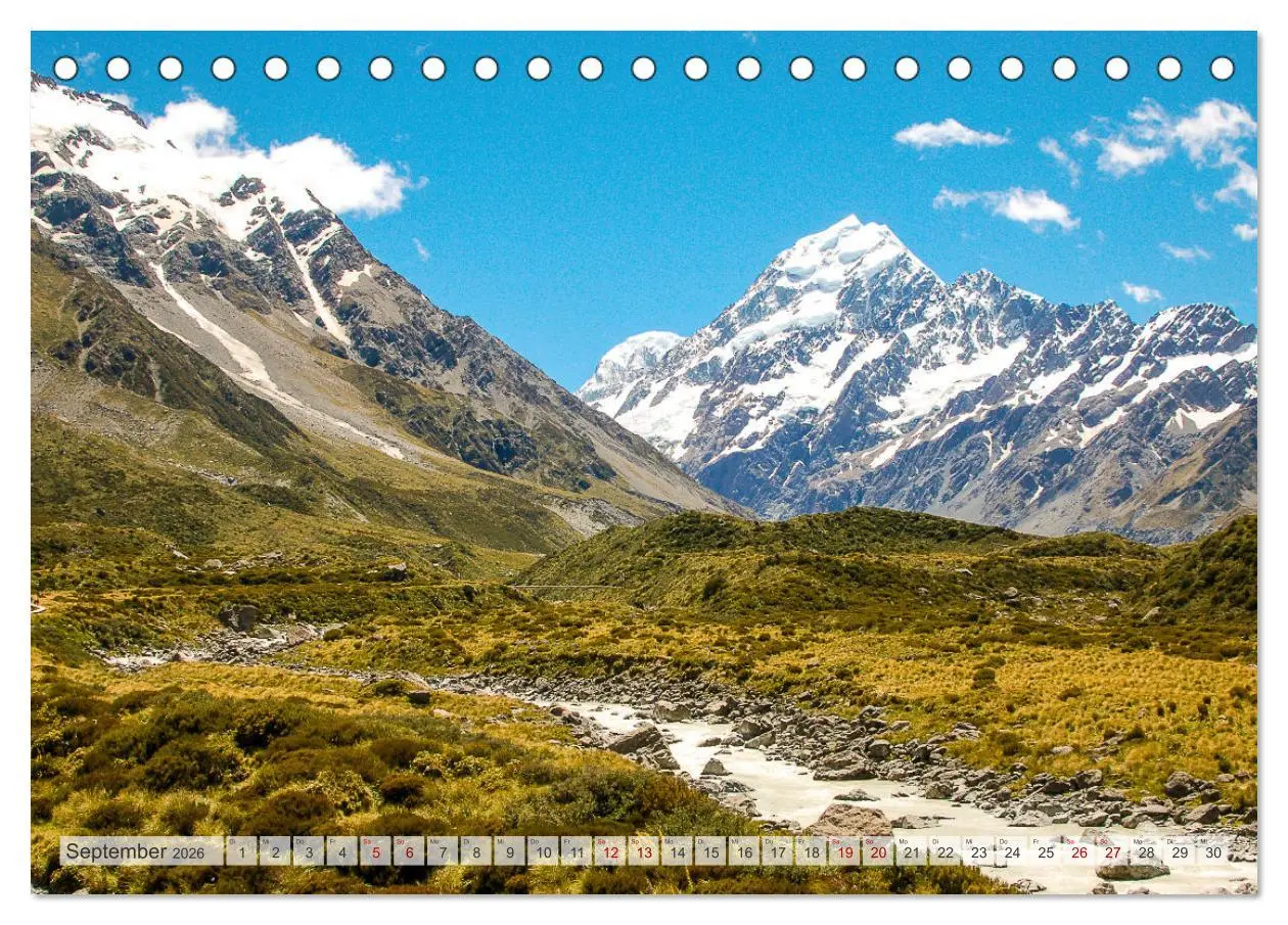 Bild: 9783457421406 | Faszination Neuseeland (Tischkalender 2026 DIN A5 quer), CALVENDO...