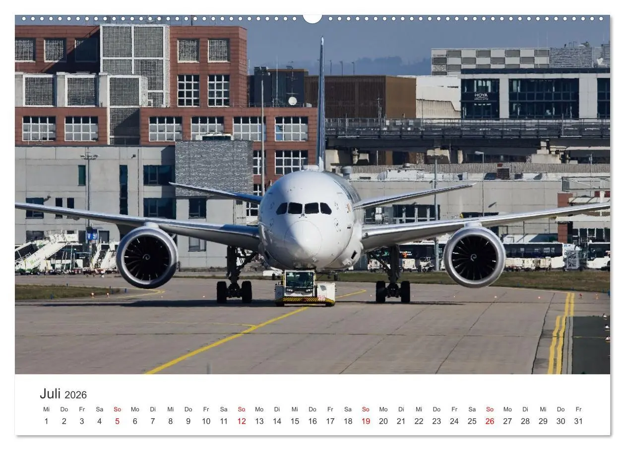 Bild: 9783457801406 | Frankfurt Airport - EDDF (Wandkalender 2026 DIN A2 quer), CALVENDO...