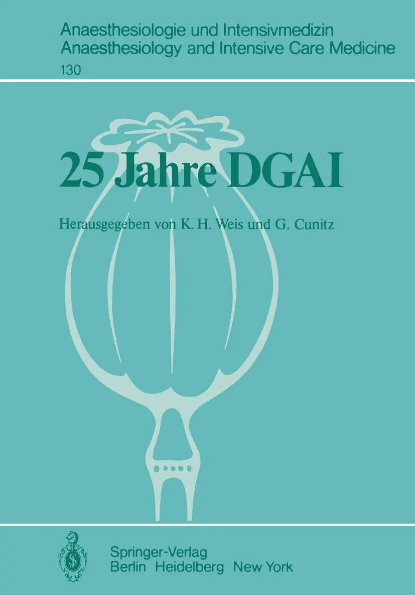 Cover: 9783540101406 | 25 Jahre DGAI | Jahrestagung in Würzburg, 12. - 14. Oktober 1978