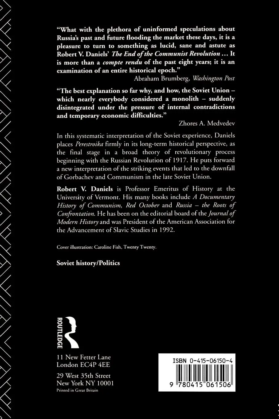 Rückseite: 9780415061506 | The End of the Communist Revolution | Robert V. Daniels | Taschenbuch