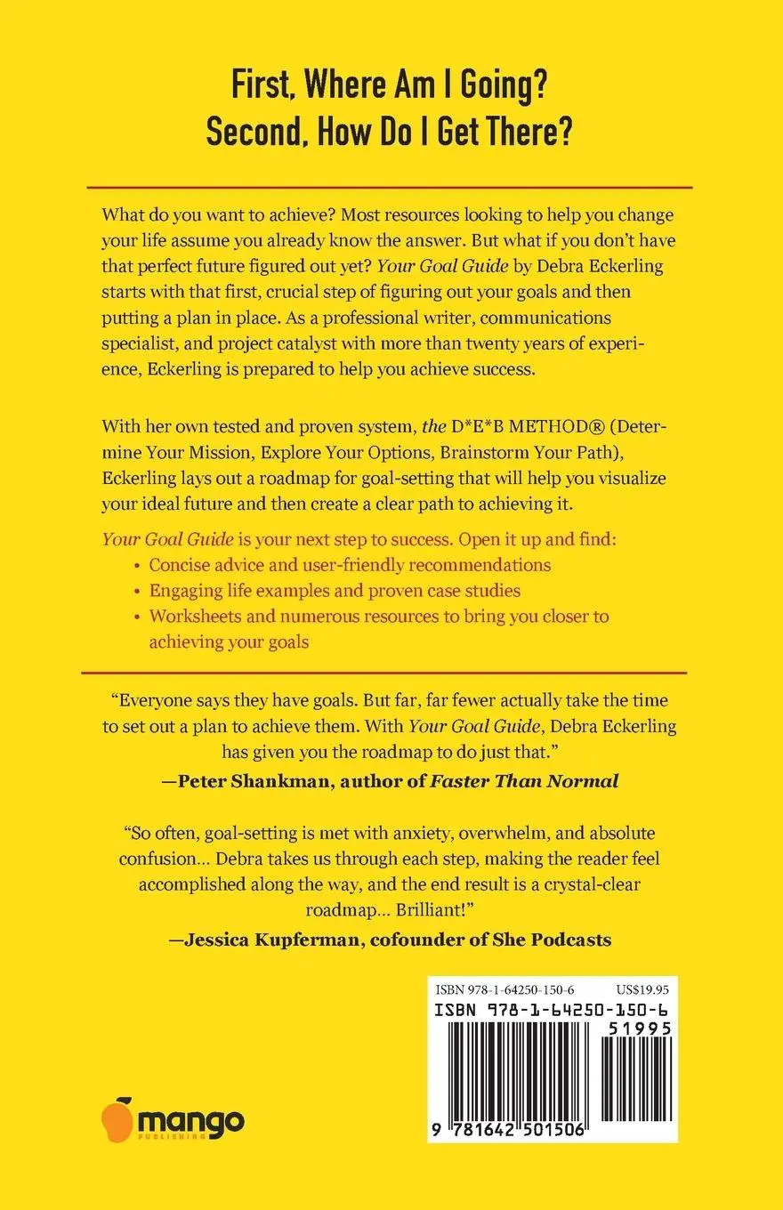 Rückseite: 9781642501506 | Your Goal Guide | Debra Eckerling | Taschenbuch | Englisch | 2020