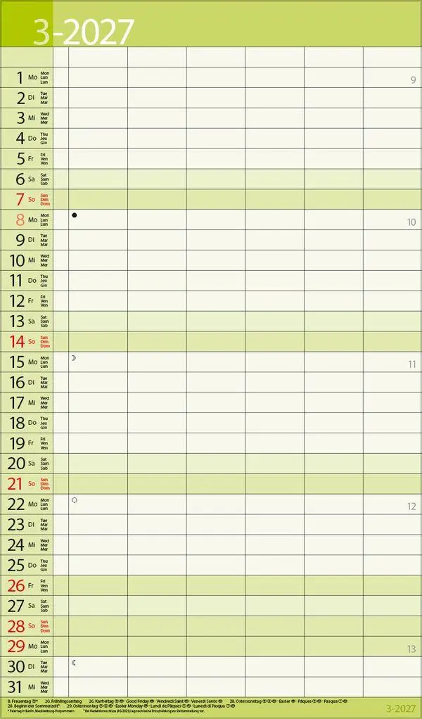 Bild: 9783819301506 | XL Family Timer 2027 | Verlag Korsch | Kalender | 14 S. | Deutsch