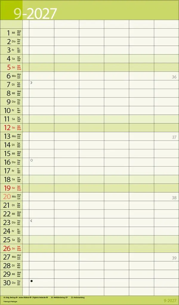 Bild: 9783819301506 | XL Family Timer 2027 | Verlag Korsch | Kalender | 14 S. | Deutsch