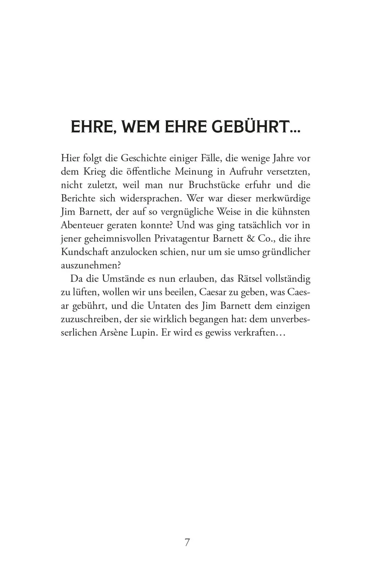 Bild: 9783965451506 | Arsène Lupin - Die Agentur Barnett &amp; Co. Kriminalgeschichten | Leblanc