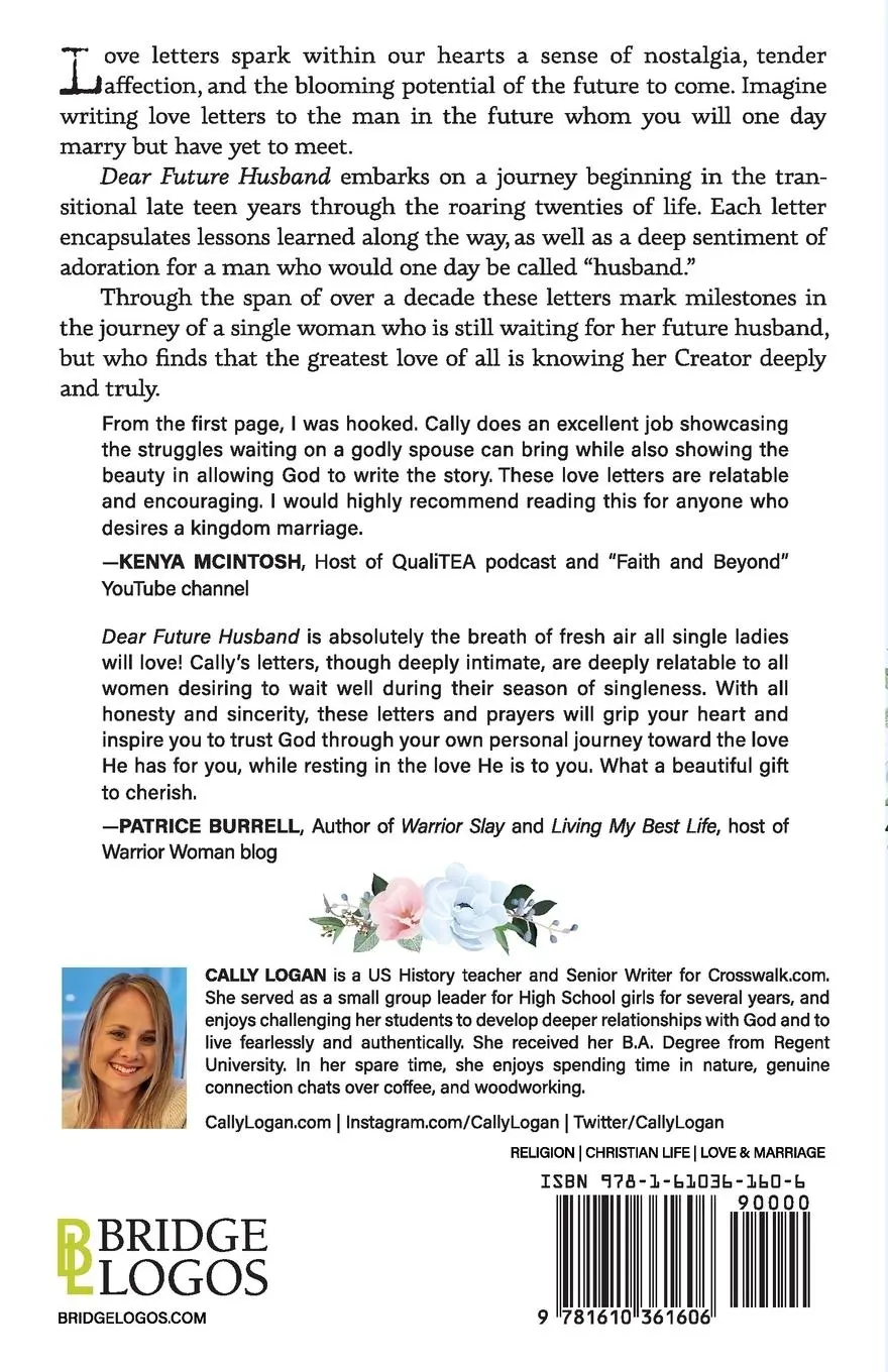 Rückseite: 9781610361606 | Dear Future Husband | Cally Logan | Taschenbuch | Englisch | 2023