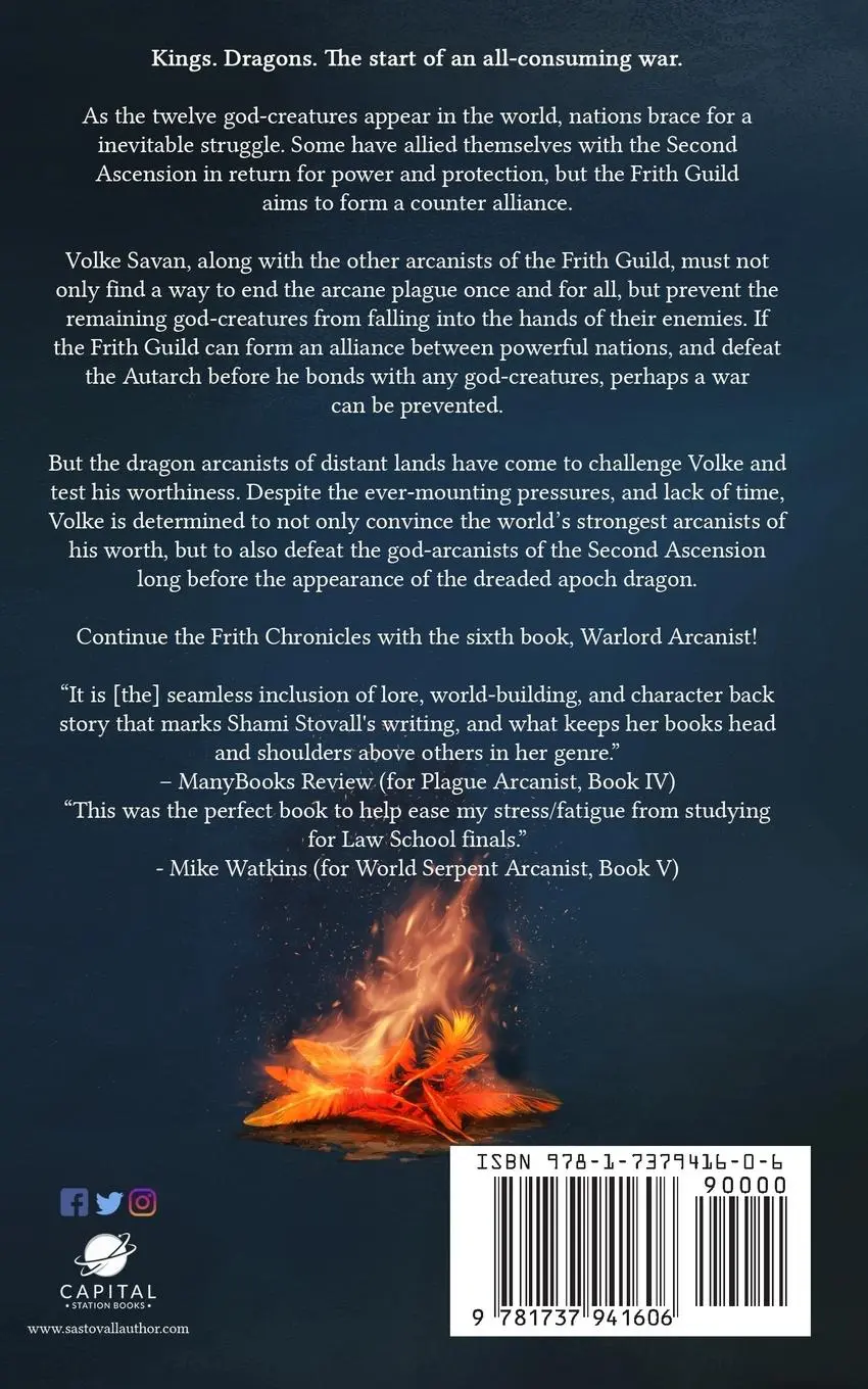 Rückseite: 9781737941606 | Warlord Arcanist | Shami Stovall | Taschenbuch | Englisch | 2021