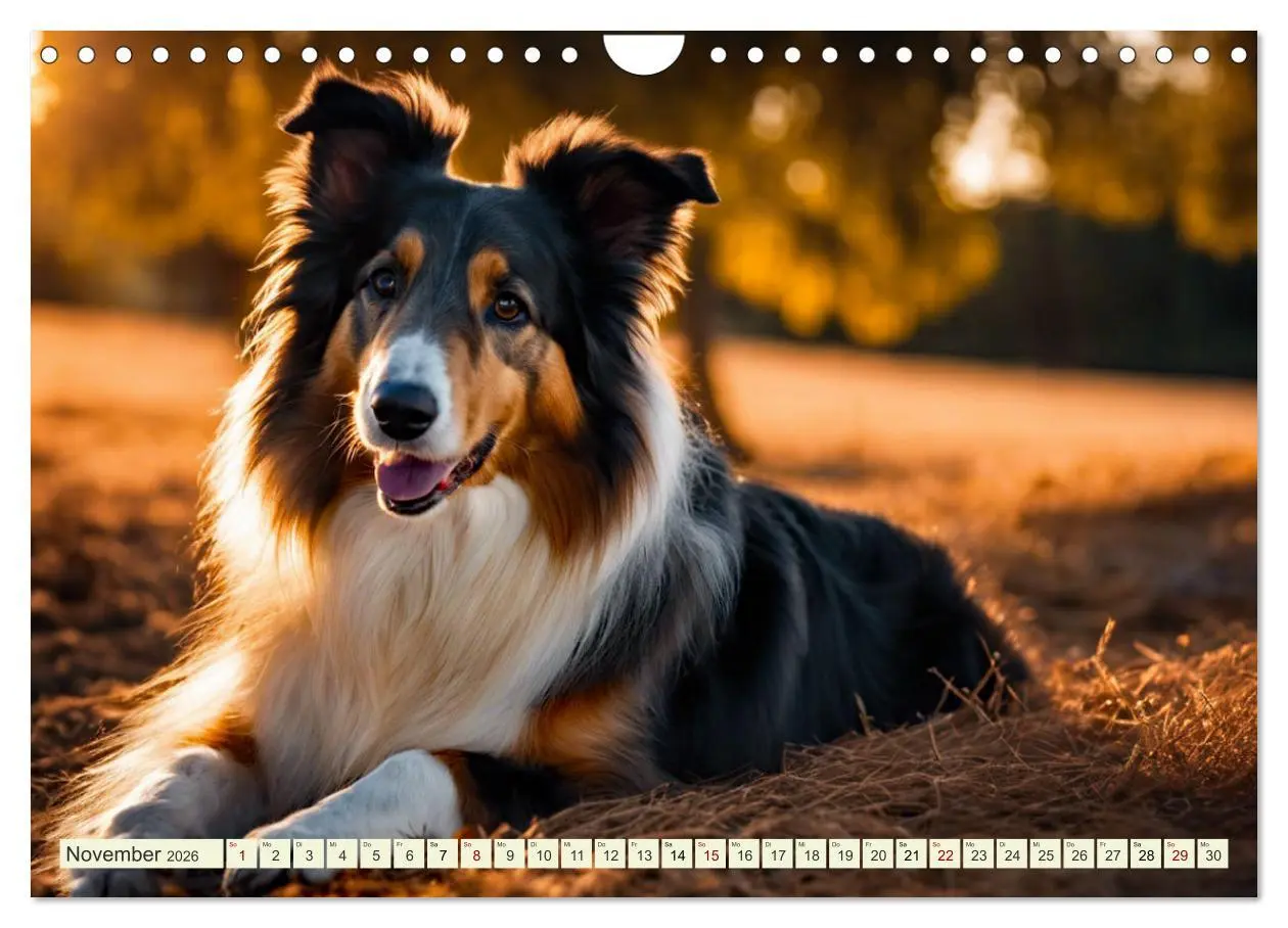 Bild: 9783457331606 | Traumhund Collie (Wandkalender 2026 DIN A4 quer), CALVENDO...