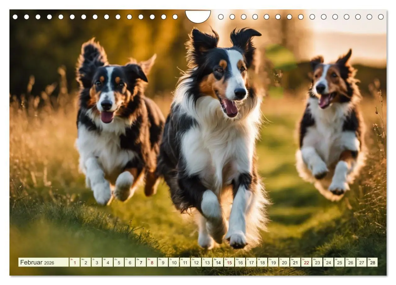 Bild: 9783457331606 | Traumhund Collie (Wandkalender 2026 DIN A4 quer), CALVENDO...
