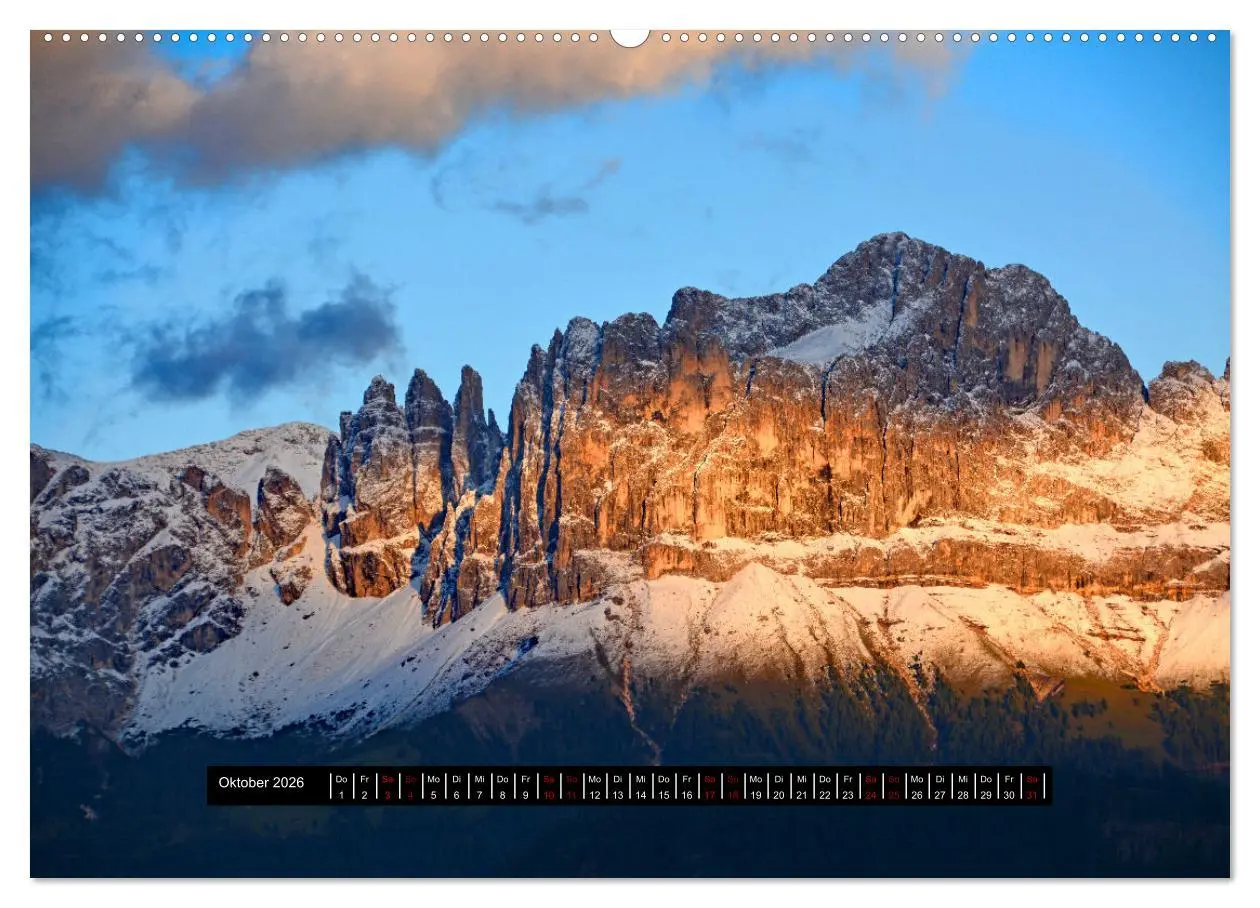 Bild: 9783457641606 | Dolomiten - Latemar und Rosengarten (Wandkalender 2026 DIN A2...