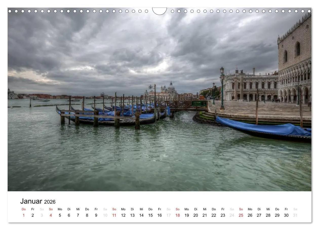 Bild: 9783457951606 | Venedig - La Serenissima 2026 (Wandkalender 2026 DIN A3 quer),...