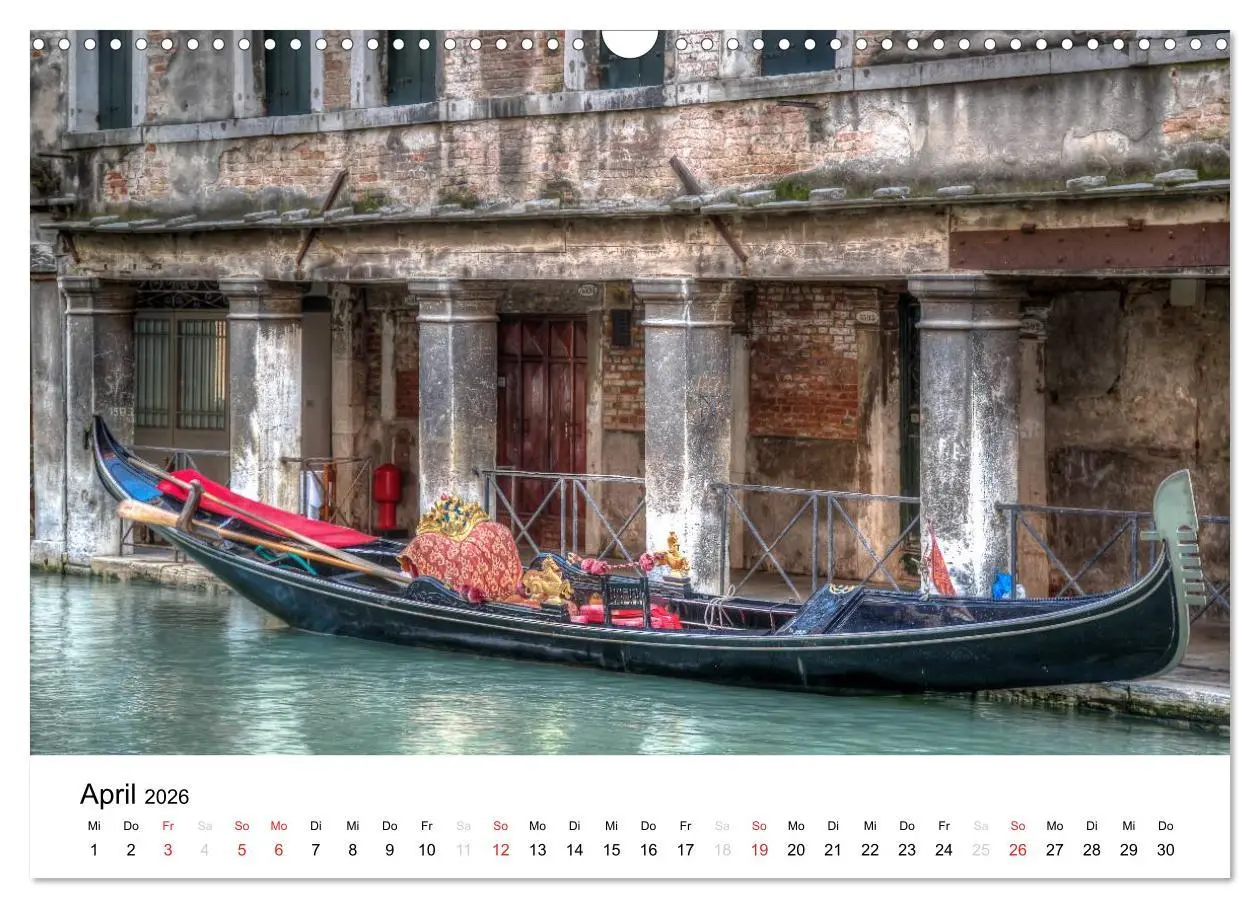Bild: 9783457951606 | Venedig - La Serenissima 2026 (Wandkalender 2026 DIN A3 quer),...