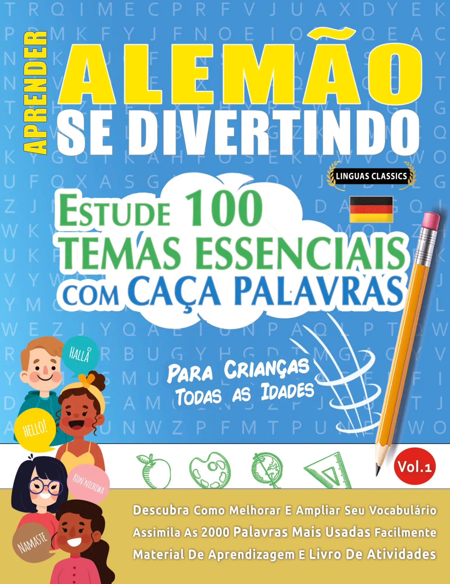 Cover: 9798896701606 | APRENDER ALEMÃO SE DIVERTINDO! - PARA CRIANÇAS | Linguas Classics
