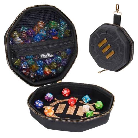 Cover: 637836611706 | ENHANCE Tabletop Dice Case Black | ENHANCE Gaming | EAN 637836611706