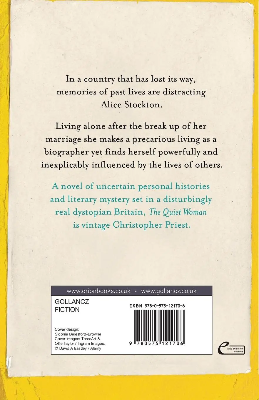 Rückseite: 9780575121706 | The Quiet Woman | Christopher Priest | Taschenbuch | Englisch | 2014