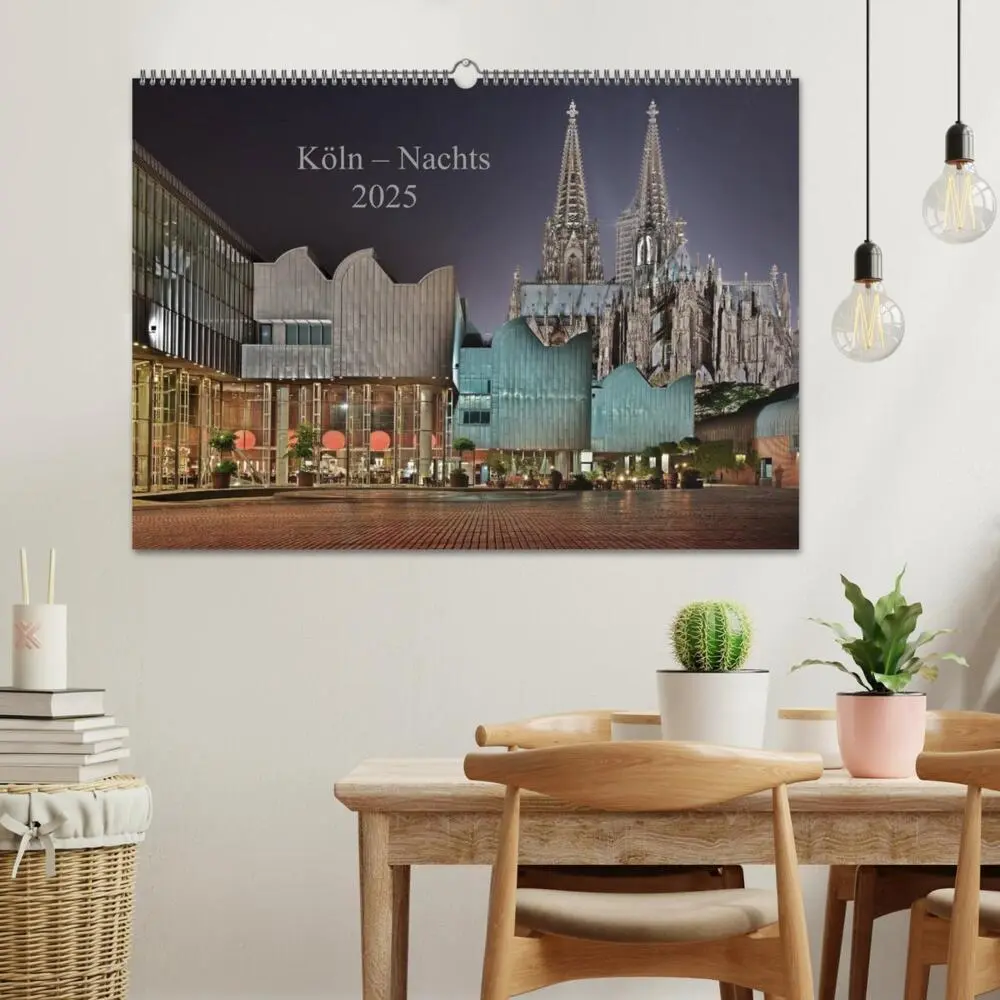 Bild: 9783435781706 | Köln - Nachts 2025 (Wandkalender 2025 DIN A2 quer), CALVENDO...